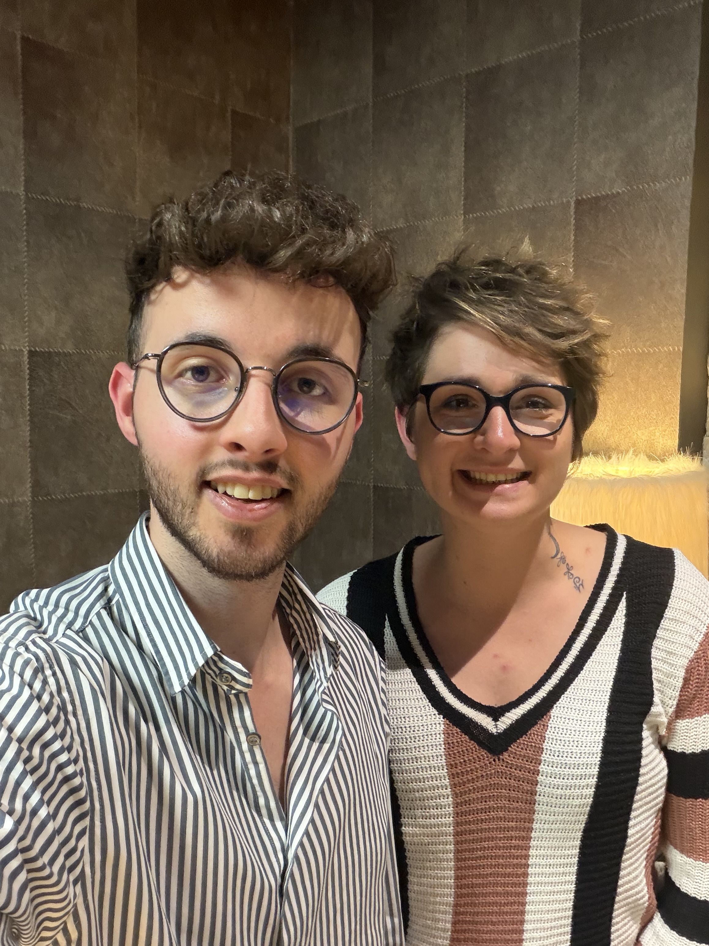 Gatien et Paloma lors de l'immersion