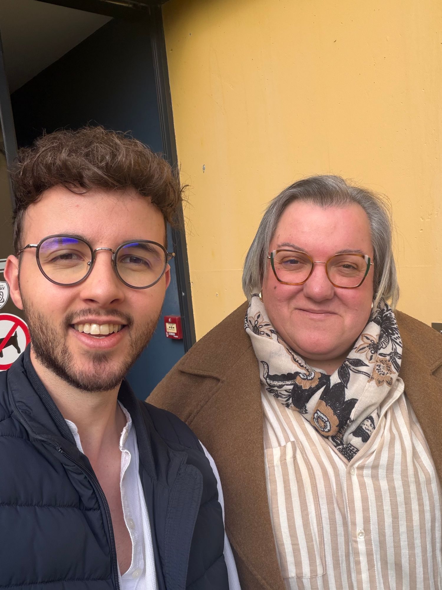 Gatien Poupard avec Sara