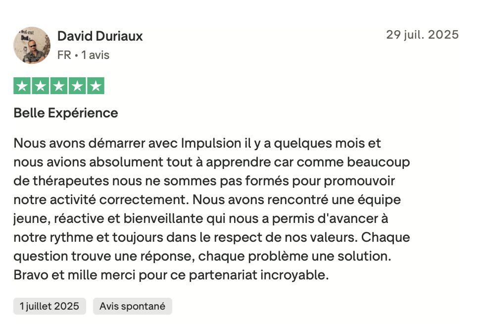 David - avis Trustpilot