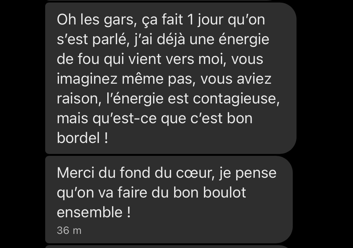 Énergie de fou dès J1